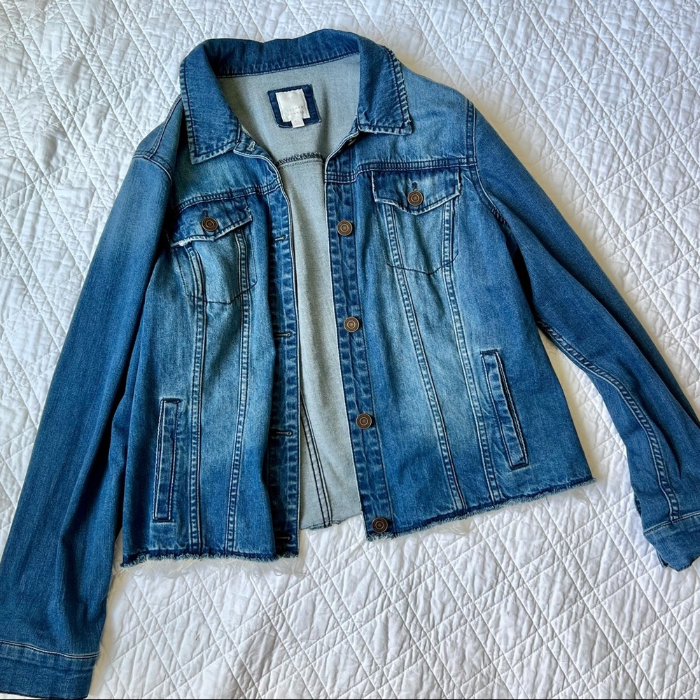 Lauren Conrad Blue Jean Jacket